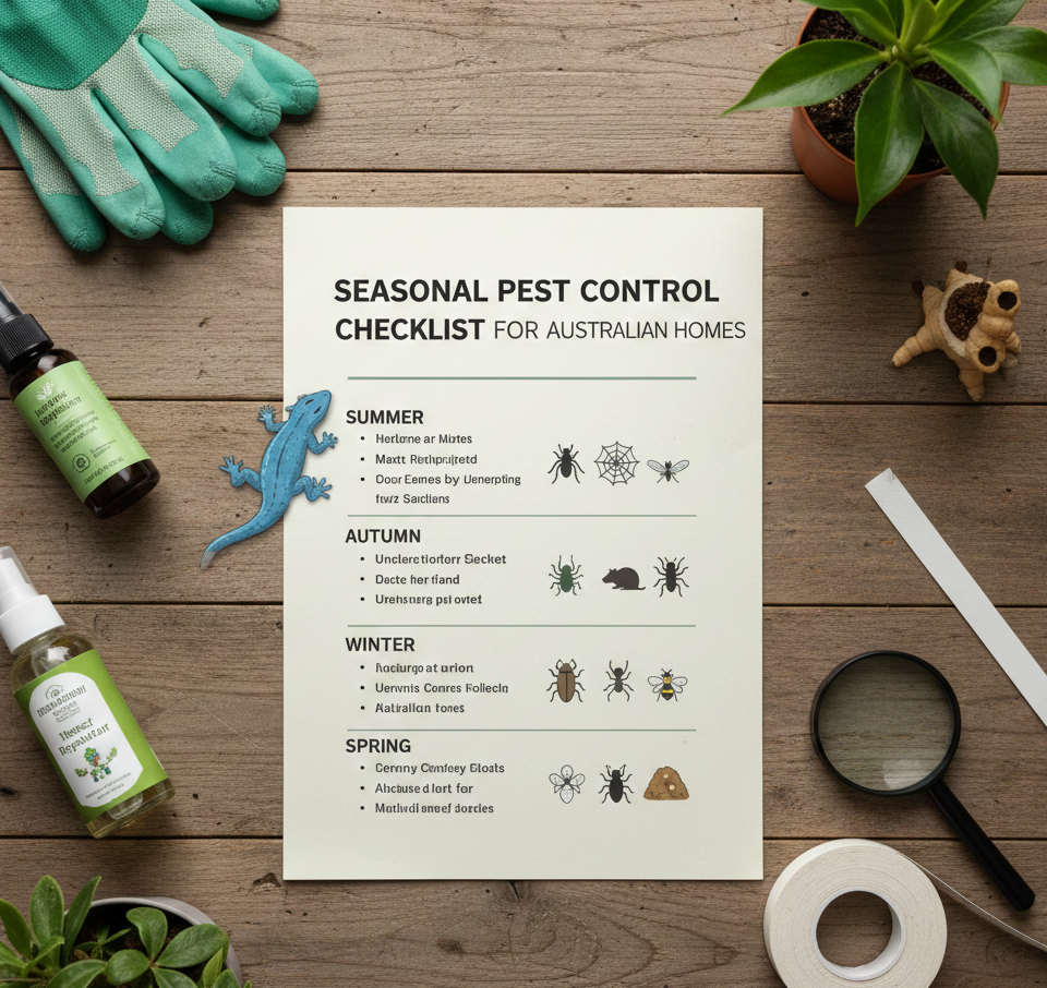 Seasonal Pest Control Checklist for Australian Homes